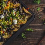 nachos and black beans