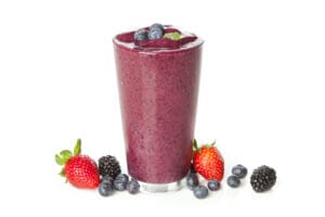 blueberry smoothie.